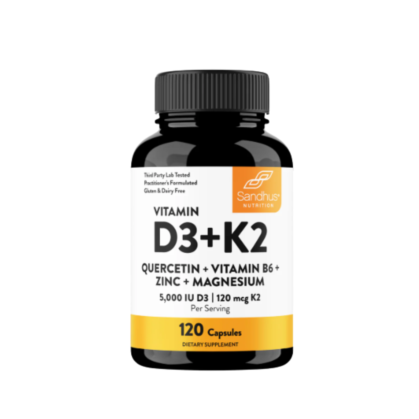 Vitamina D3 5000UI + K2 + Magnesio (Americano)