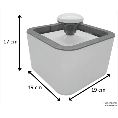Fuente de Agua Automática para Gatos y Perros (2.5L) – Ultra Silenciosa, Triple Filtración y Frescura Continua
