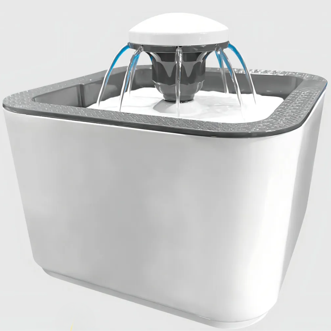 Fuente de Agua Automática para Gatos y Perros (2.5L) – Ultra Silenciosa, Triple Filtración y Frescura Continua