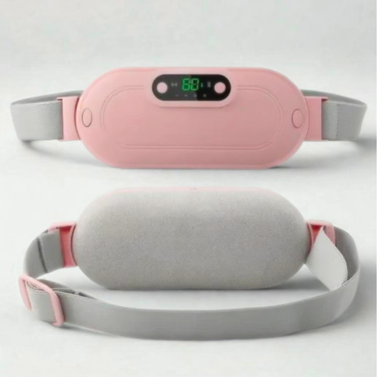 Cinturón Térmico Inteligente con Masaje y Calor - Alivio Portátil y Rápido de Cólicos Menstruales y Dolor Lumbar