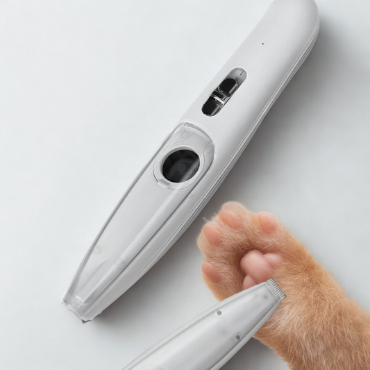 Máquina de Afeitar y Recortar para Mascotas Inalámbrica con Aspiradora Integrada - Aseo Preciso, Silencioso y Cero Desorden