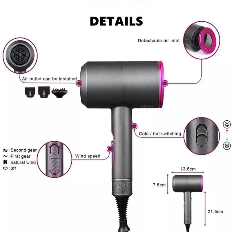 Secador de Pelo Profesional de Alta Velocidad Dyson- Secado Ultra Rápido, Sin Frizz y con Tecnología Avanzada
