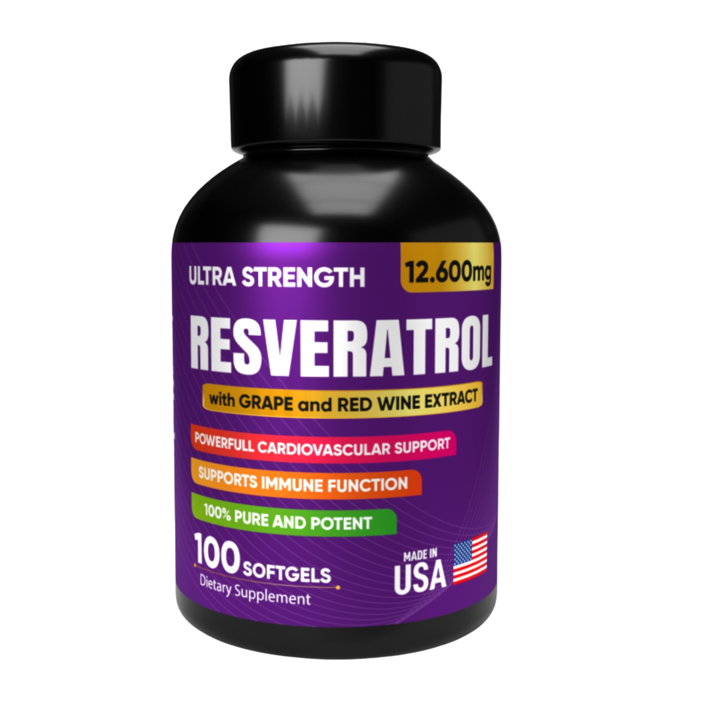 Resveratrol Ultra Strength 2.600mg (Americano) | Elixir de Juventud y Salud Cardiovascular