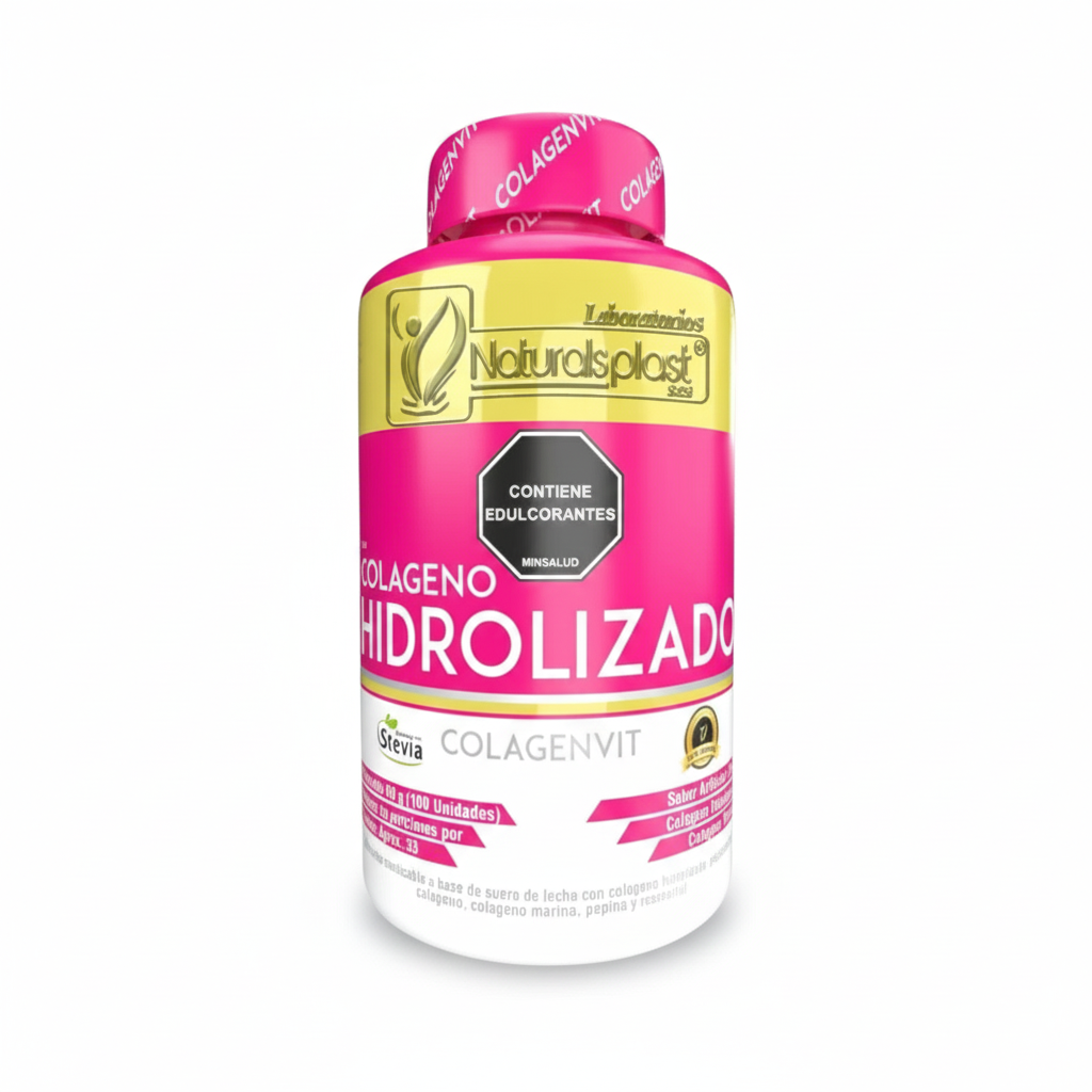 COLAGENVIT Premium 3 en 1 (100 Tabs) – Colágeno Hidrolizado + Marino + Resveratrol ¡Antiedad Potente y Articulaciones!