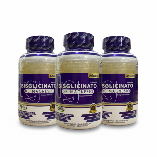 PACK AHORRO X3 Bisglicinato de Magnesio (300 Cápsulas) – Máxima Absorción, Tratamiento Completo para Sueño Profundo, Estrés y Calambre