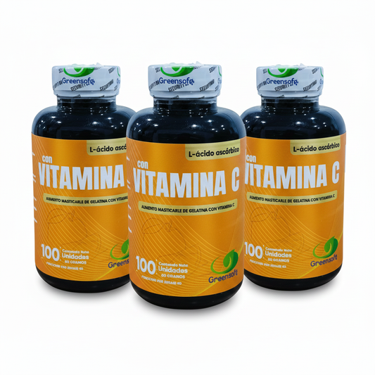 PACK AHORRO X3 Vitamina C de Alta Pureza (300 Softgels) – Refuerzo Inmunológico, Producción de Colágeno y Potente Antioxidante