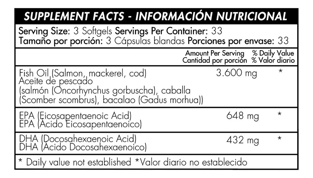 Omega 3 Fish Oil Healthy America (1200 mg) - Soporte Premium Cardiovascular, Cerebral y Articular con INVIMA